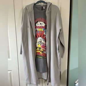 H&M long zip hoodie & dress set